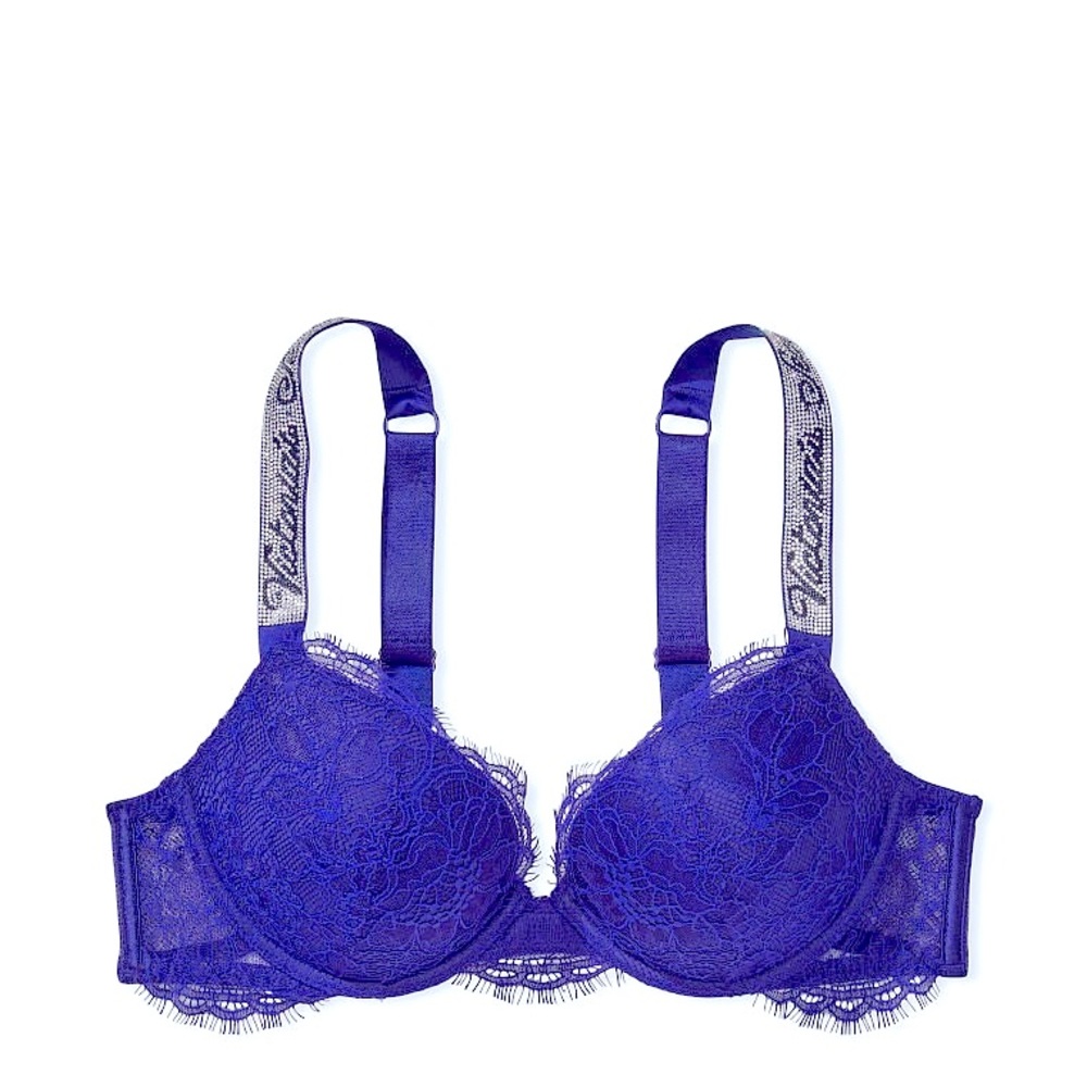 NWT: Victoria’s Secret Rose Embroidered Push-Up Bra
